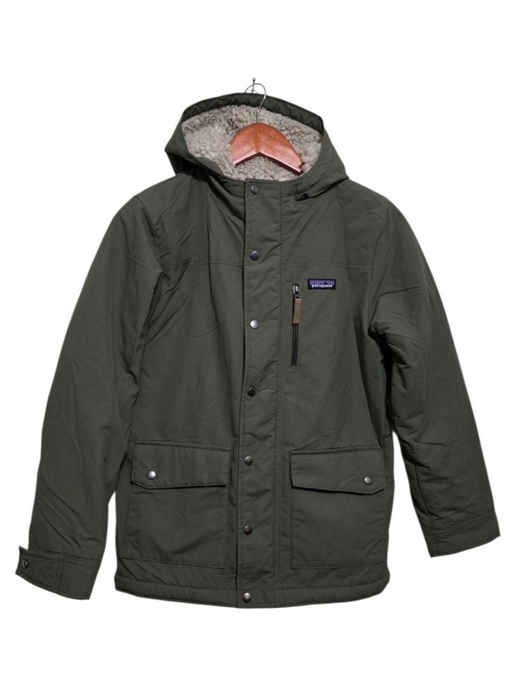 Patagonia Infurno Jacket Industrial Green w/Coriander Brown Size Large (12)